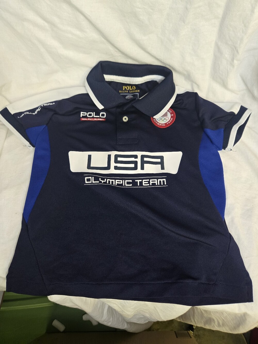 Polo Ralph Lauren 3t Olympic Toddler Polo 2016 USA Olympic Team Blue